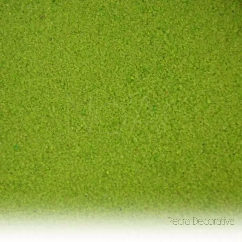 Areia Decorativa - Verde Néon